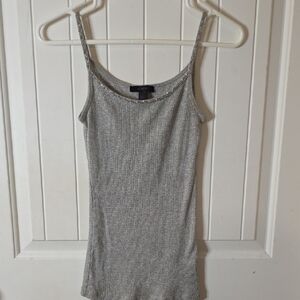 Express Silver Camisole Top